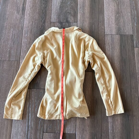 NWT Lulus Marigold tie front unlined blazer size small - Picture 7 of 8